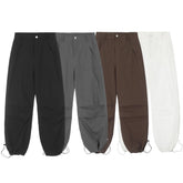 Men’s Retro Paratrooper Drawstring Casual Pants – Cotton Comfort Streetwear Trousers